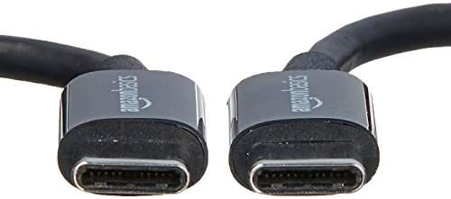 AmazonBasics USB Type-C to USB Type-C 2.0 Cable - 3 Feet (0.9 Meters) - Black 6