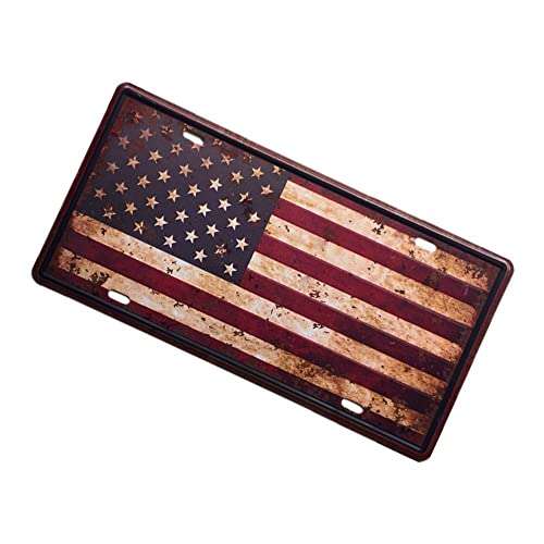 KRAAFTAR Metal Tin Sign Plaque Cafe Home Wall Decor Art Poster Sheet American Flag 2