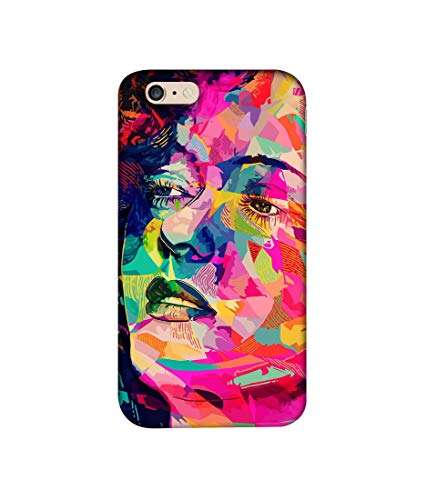 Amazon Brand - Solimo Designer Multicolor Lady Vector 3D Printed Hard Back Case Mobile Cover for Apple iPhone 6 Plus / 6S Plus 2
