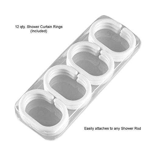 College Flags & Banners Co. Marquette Golden Eagles Shower Curtain with Rod Hooks Soft Micro Fiber Polyester 4