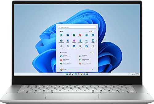 Dell Inspiron 5406 Home & Business 2-in-1 Laptop (Intel i3-1115G4 2-Core, 8GB RAM, 512GB PCIe SSD, Intel UHD, 14.0" 60Hz Touch HD (1366x768), WiFi, Bluetooth, Win 11 Home) with D6000 Dock 3