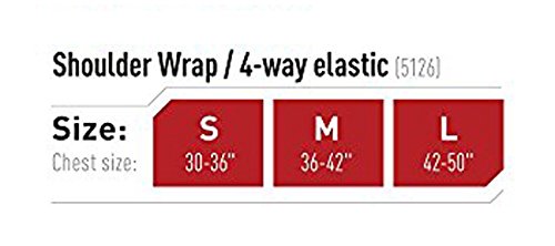 McDavid 4 Way Elastic Shoulder Wrap, Small, Black 3