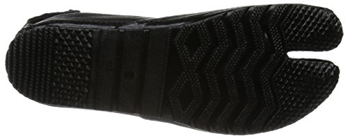 MARUGO Jitsuyou ALL BLACK Japanese Tabi Shoes Black with 5 Clips, 25.5cm 5
