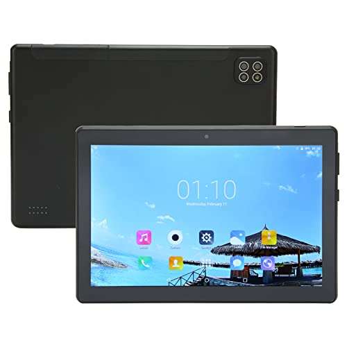 Zunate 3G Calling Tablet with 8 Inch HD Display, Octa Core 2GB RAM 32GB ROM Mini Tablets for Android, 5G Dual Band WiFi, Support 128GB Memory Card(Black) 2