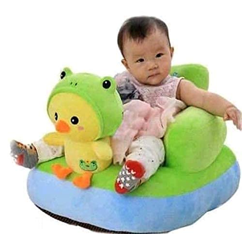 AVSHUB Baby Sofa Seat Chair Chick Shape Baby Soft Plush Cushion Sofa Seat/Rocking Chair for Kids (Green) 3