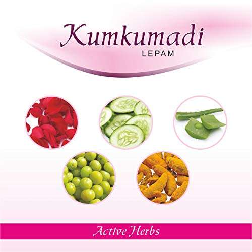 Jain Kumkumadi Lepam 12g (Pack of 6), Ayurvedic Fairness Cream 6