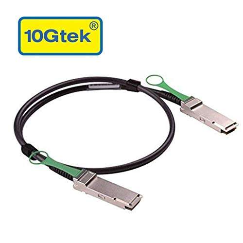 40G QSFP+ DAC Cable - 40GBASE-CR4 Passive Direct Attach Copper Twinax QSFP Cable for HPE JG327A Device, 3-Meter(10ft) 3