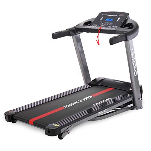 WELCARE MAXPRO PTM405 2HP(4 HP Peak) Folding Treadmill, Electric Motorized Power Fitness Running Machine with LCD Display and Mobile Phone Holder Perfect for Home Use - Grey 2