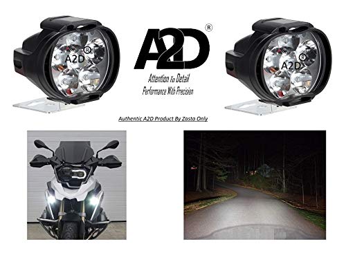 A2D L3C 6 LED Transformer Bike Fog Light for Mahindra Duro 125 (Set of 2) 3