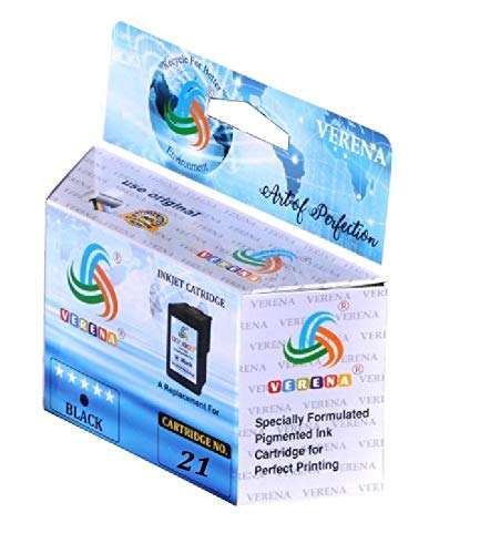 verena Inkjet 21 Black Ink Cartridge 3