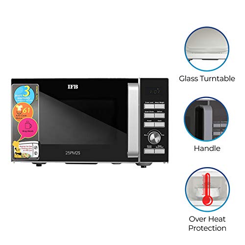 IFB 25 L Solo Microwave Oven (25PM2S, IFBJ0, Silver) 5