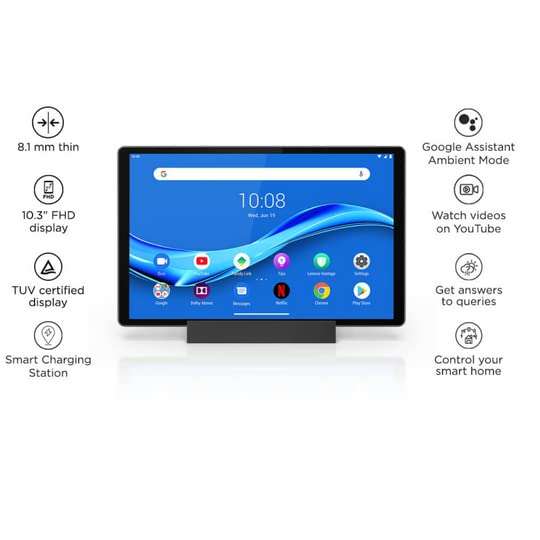 Lenovo X606V Smart Tab M10 FHD Plus (4GB RAM, 128GB Storage) Iron Grey 3