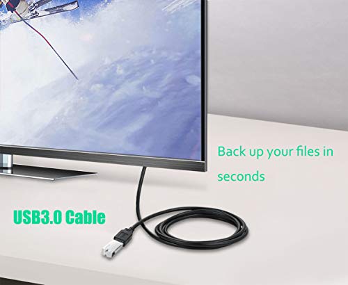 USB 3.0 Extension Cable 15FT USB Cable High Speed 3.0 USB Extender Cord Type A Male to Female Data Transfer 5Gbps for Mouse Extender Cable Keyboard Extension Cord etc(15ft Black) 6