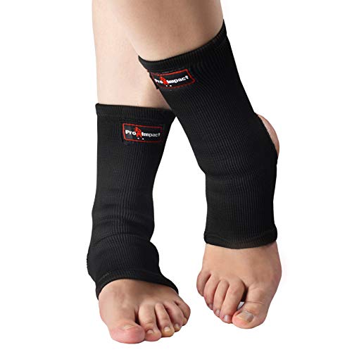 Pro Impact Muay Thai MMA Ankle Support Wraps (1 Pair) - XL 4