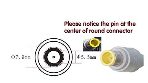 Lapower Compatible Laptop Charger Adapter for Lenovo ThinkPad PA-1650-171, PA-1900-171 65w 3.25a 20v(Power Cord Included) 4