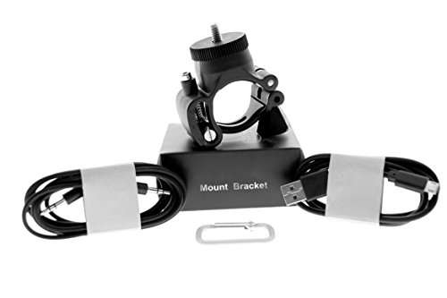 Portable Bike Speaker - Outdoor Bluetooth Wireless Lighted Bicycle Speaker - Hiking, Camping - IP67 Water Proof, Shock Proof, Dust Proof with Light/Strobe and Mount 4