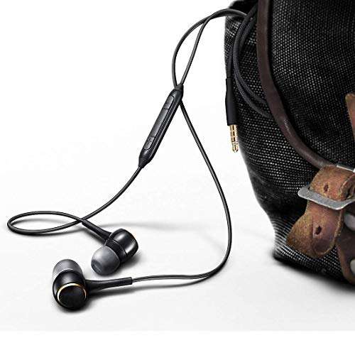 ShopMagics In-Ear Headphones Earphones for Google Pixel 3A / 3 A, Google Pixel 3A XL / 3 A XL, Google Pixel 4A / 4 A, Google Pixel 4A XL / 4 A XL, Google Pixel, Google Pixel XL Earphone Original Like Wired Stereo Deep Bass Head Hands-free Headset Earbud With Built in-line Mic, Call Answer/End Button, Music 3.5mm Aux Audio Jack (R5, Black) 6