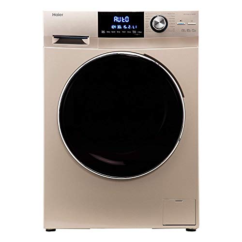 Haier 7.5 kg Inverter Fully-Automatic Front Loading Washing Machine (HW75-BD12756NZP, Golden) 2