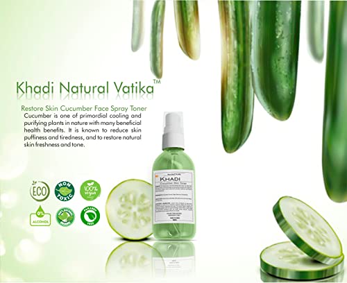 KHADI NATURAL VATIKA Cucumber Toner For Sun burn Skin 100ml 3