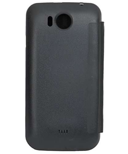 iCandy™ Synthetic Leather Flip Cover for Micromax Canvas Music A88 - Black 3