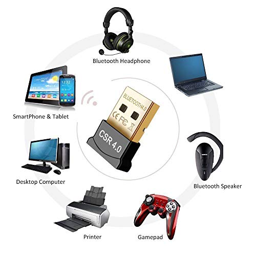 Bluetooth 4.0 BT 4.0 USB 2.0 CSR 4.0 for Dongle Adapter for PC Laptop Win XP 7 8 10 5