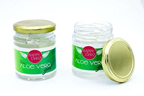 Happy Dayz Pure Aloe Vera for Glowing & Radiant Skin From Freshly Cut Aloe Plant, Organic Soothing & Hydrating Gel for Face & Body ( 190 Gm ) 3
