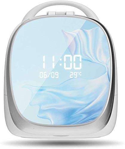 Juflix Smart Makeup Organizer Box, LED Display, Modern Jewelry and Cosmetic Storage Display Boxes with LED Lighted Mirror, Cosmetic Storage for Bathroom, Dresser, Vanity (XL, Multicolour) 2