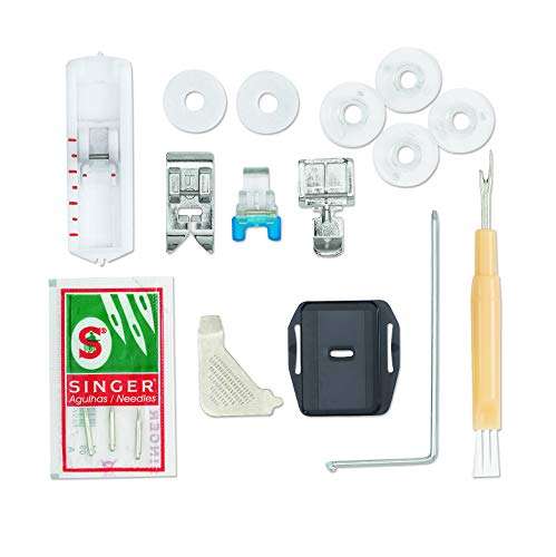 Singer Promise 1412 Automatic Zig-Zag Electric Sewing Machine with 12 Built-in Stitches (White) Metal Frame 6