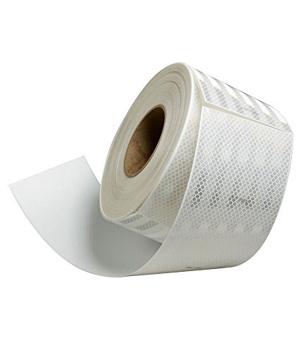 Clickforsign RRWY-P(10)-W 3M Reflective Tape (2 Inch x 10 Feet) White 3