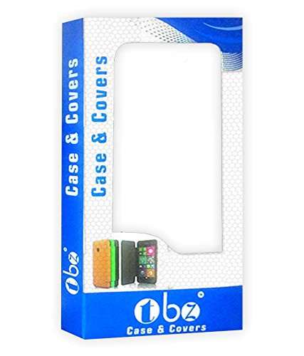 RRTBZ Flip Cover Case Compatible for Micromax Canvas Fire A104 with Selfie Stick Monopod with Aux -White 4