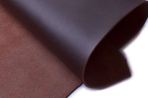 Wento 1.8mm Thick Solid Genuine Leather Finished,Cow Split Leather,Cowhide Leather,Split Hide Leather (15 x 30 cm, Dark Brown)… 5