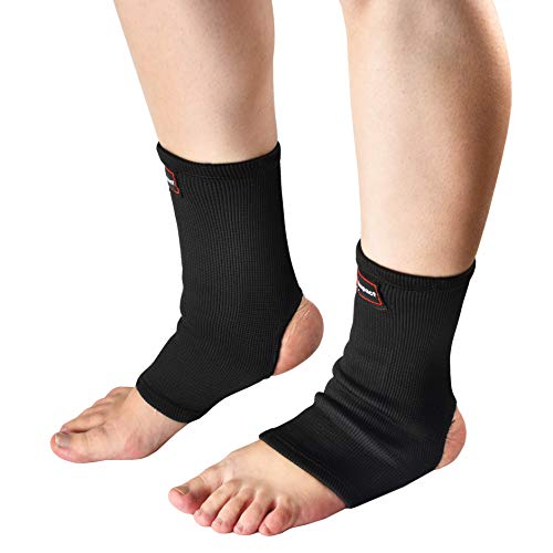 Pro Impact Muay Thai MMA Ankle Support Wraps (1 Pair) - XL 2