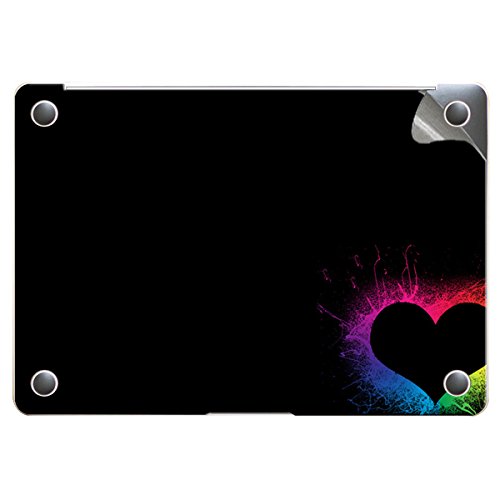 Theskinmantra Heartful Skin Full Cover Decal/Sticker with Imported Quality Vinyl, A Set of 3 PCS, Made for Apple MacBook AIR 13 inch 5