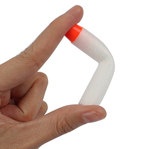 AMOSTING 100Pcs Refill Darts for Nerf N-Strike Elite Modulus Glow at Dark Bullets - White 6