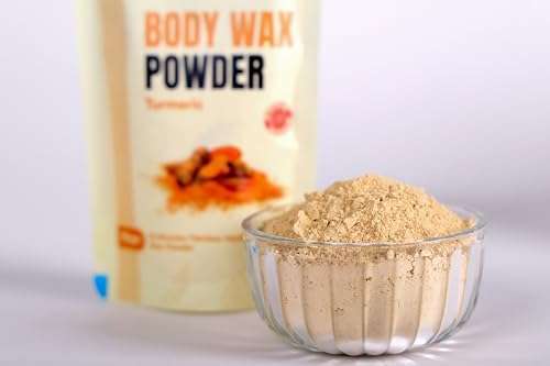 GREENS & ROOTS Hair Removal Body Wax Powder Turmeric Flavour – Natural & Gentle Formula for Smooth Skin – Easy-to-Use Powder Wax | 100 gm 4
