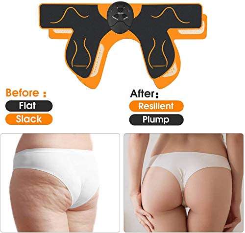 Abs Stimulator Electric Hips Trainer,Hip Trainer,Electronic Backside Muscle Toner, Smart Wearable Buttock Ab Stimulator for Men Women,Slimming Machine 6