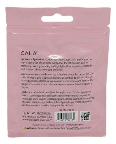 Cala Double-tip eyeshadow applicators 12 count, 12 Count 5