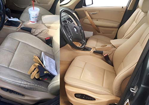Professional Automotive Leather/Vinyl Repair Dye for GM Automobiles and Accessories – Applicator Included (16oz, Light Wheat) 3