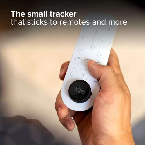 Tile Sticker (2022) 2-Pack. Small Bluetooth Tracker, Remote Finder and Item Locator, Pets and More; Up to 250 ft. Range. Water-Resistant. Phone Finder. iOS and Android Compatible. 3