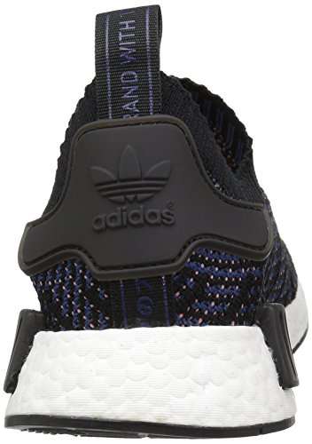 adidas Originals Women's NMD_R1 STLT PK Shoe, Black/ash Pink/nobile Indigo, 8.5 M US 4