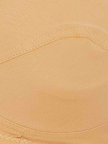 Clovia Women's Cotton Non-Padded Non-Wired Maternity/Feeding Bra (BR2086P24_Beige_32C) 6