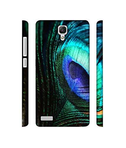Amazon Brand - Solimo Designer Peacock Feather 3D Printed Hard Back Case Mobile Cover for Xiaomi Redmi Note 4G 3