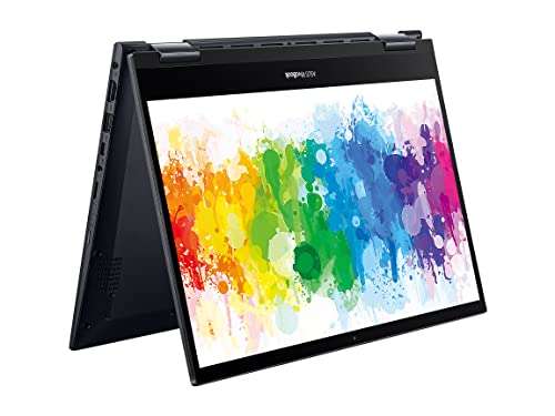 ASUS VivoBook Flip 14 Home & Business 2-in-1 Laptop (AMD Ryzen 7 5700U 8-Core, 8GB RAM, 1TB PCIe SSD, AMD Radeon, 14.0" 60Hz Touch Win 11 Home) with MS 365 Personal , Hub 5