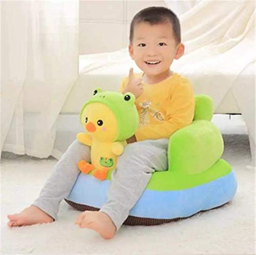 AVSHUB Baby Sofa Seat Chair Chick Shape Baby Soft Plush Cushion Sofa Seat/Rocking Chair for Kids (Green) 4