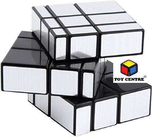 Toy Centre Super Speed Mirror Cube 3x3 Cube High Speed Stickered Silver Mirror Magic Cube 3x3 Mirror Cube Brainstorming Puzzle Game Toy (Silver Mirror Cube) 4