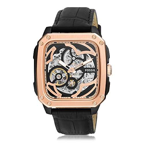 Fossil Inscription Analog Black Dial Men's Watch-ME3205 3