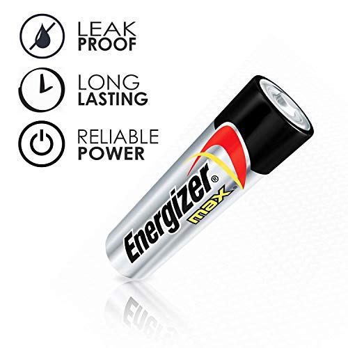 16 Count Energizer AAA Batteries, Triple A Battery Max Alkaline, Long Lasting, Leak Resistant, The Perfect Choice of Power for All AAA Battery Operated Devices. 4