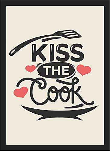 SC CREATIVES Set of 4 Bakery Cooking Quotes Framed Art Prints Painting with Plexi Glass 12 x 9 Inches Wall Art Gift Posters for Wall Decor Wall Hangings - Black Frame | Ready To Hang 5