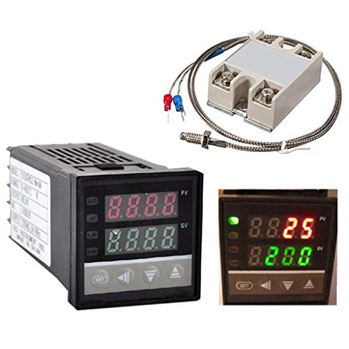 Kloware Intelligent Digital LED PID Temperature Controller Kits REX C100 AC110 240V 6