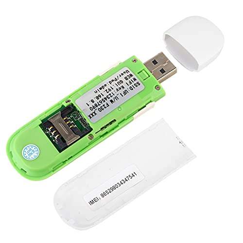 USB 3G WiFi Modem, 3G Mobile Router, USB Dongle Wireless Network Card Portable WiFi Modem WiFi Hotspot WCDMA 14.4Mbps, USB WiFi Dongle Adapter(White) 3